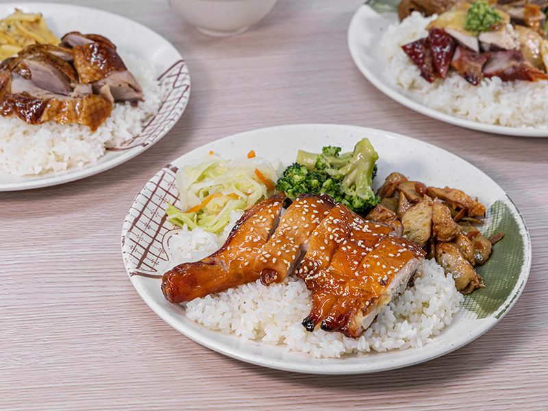 員林港式燒臘｜在地人首推份量足口味佳 “蜜汁烤雞飯”超下飯