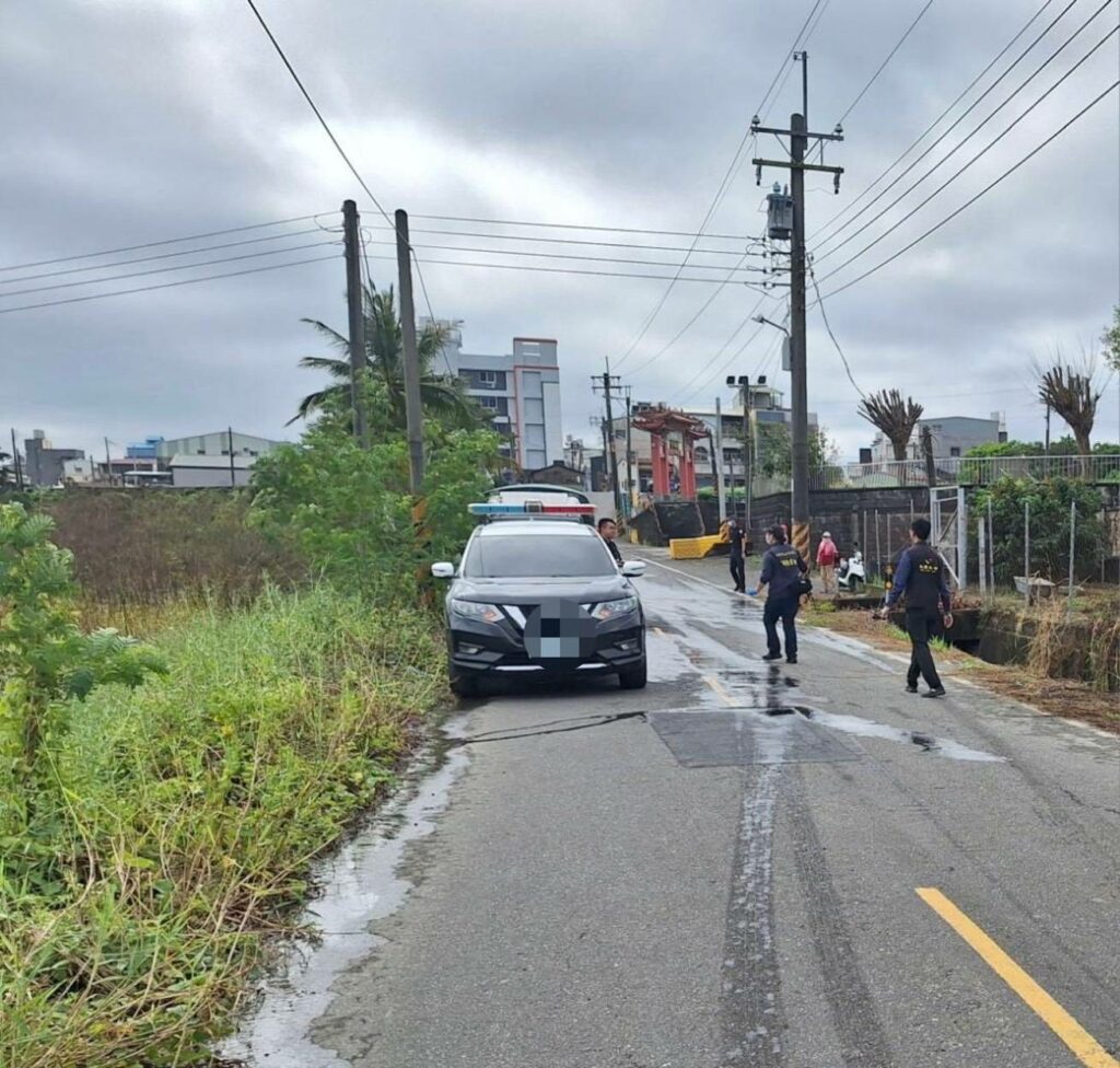 阿蓮男子跌落水溝身亡　警方到場調查釐清