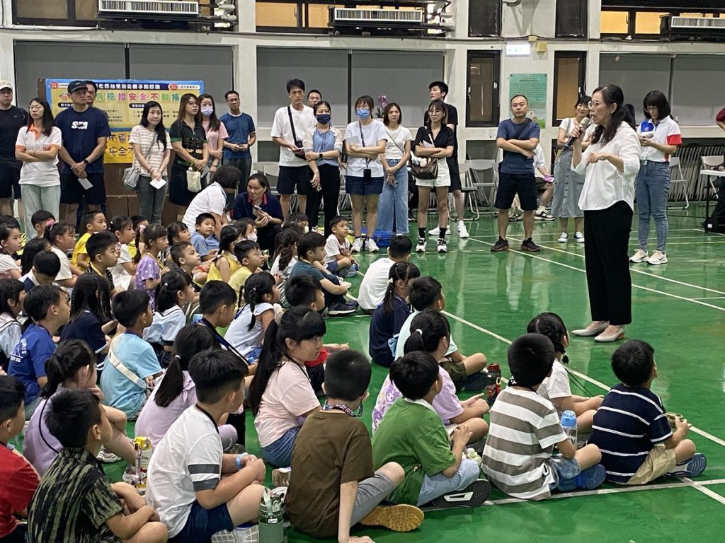 北斗國小新生防災闖關  親子寓教於樂共同守護家園