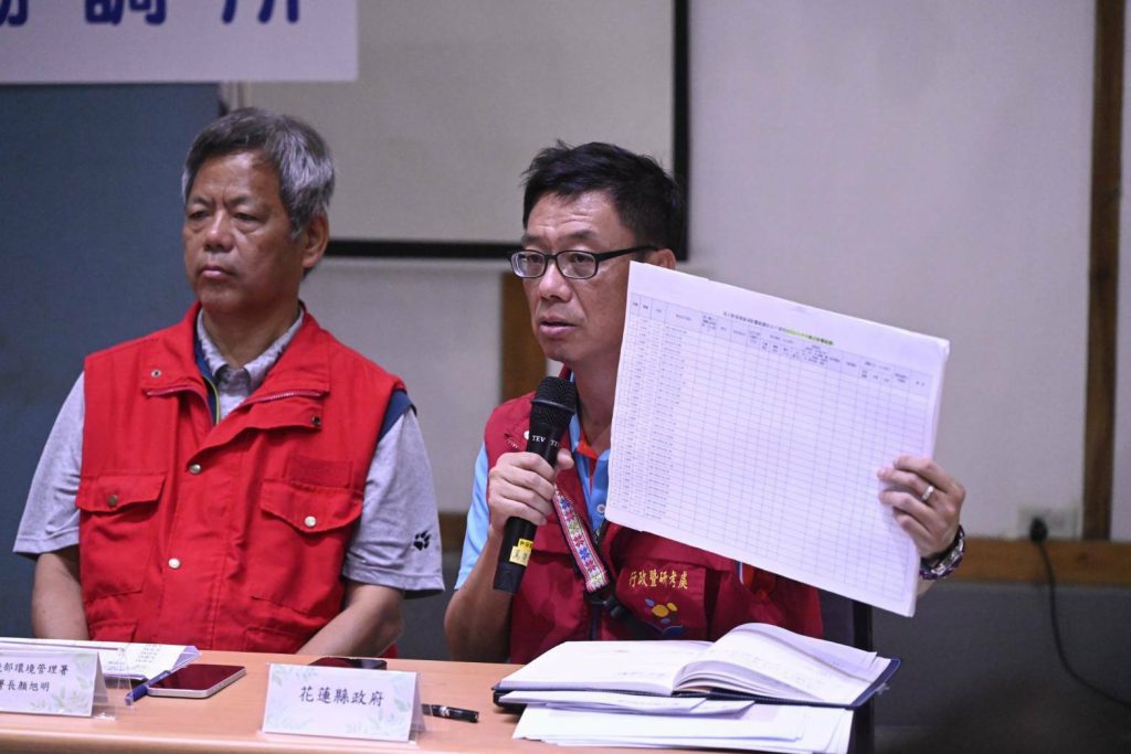 馬太鞍堰塞湖災後重建進度說明會  花縣府籲請勿散播假訊息影響救災