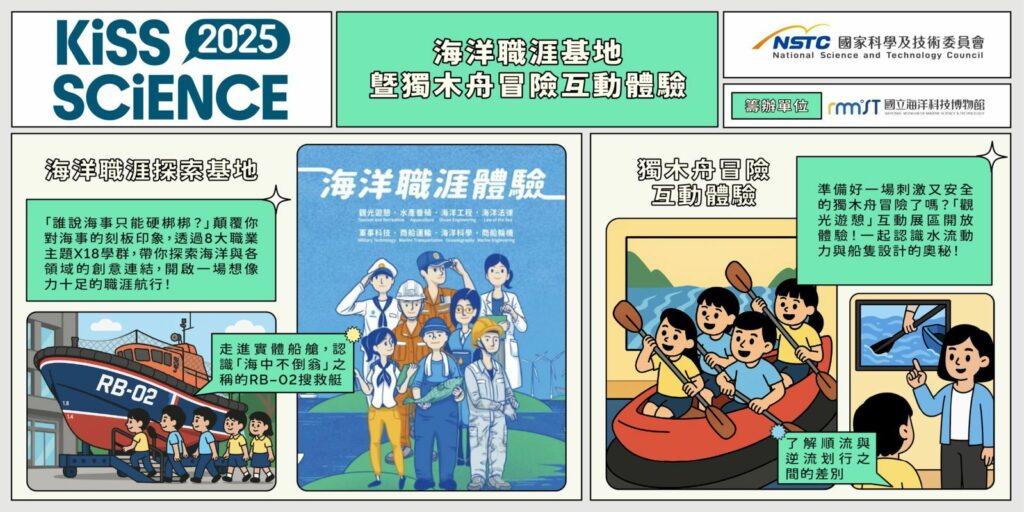 不用下水！　海科館免費獨木舟冒險互動體驗報名啟動