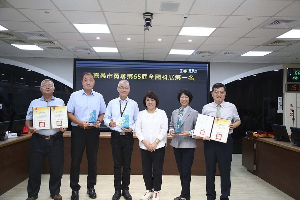 嘉義市榮獲第65屆中小學科展縣市團體獎第一　6代表隊全數獲獎