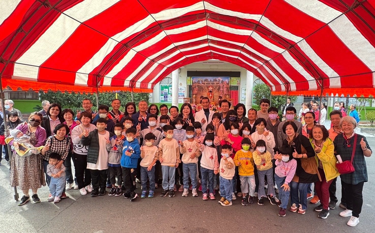 北港朝天宮媽祖蒞臨慈德育幼院  為弱勢兒童祈福與助力募款