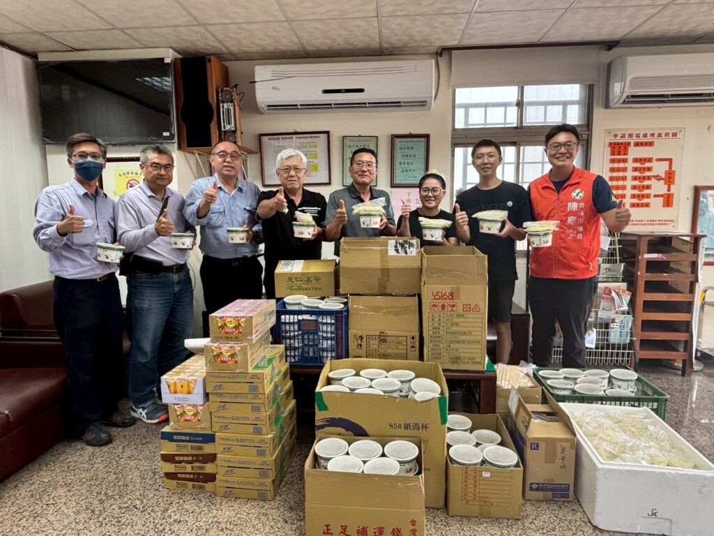 感謝台電搶修人員　陳皇宇提供晚餐表達感謝與慰勞之意