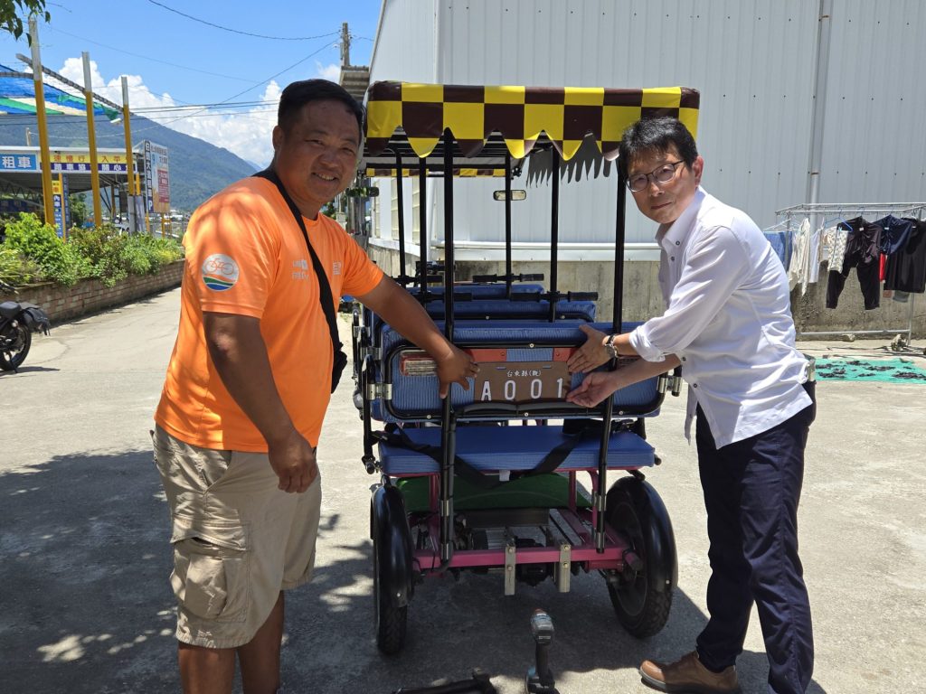 臺東營業慢車驗車掛牌上路   保障旅遊安全