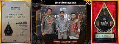 6D Technologies 於 Smartfren Awards 2024 中獲評為「年度最佳 IT 服務優秀金牌合作夥伴」