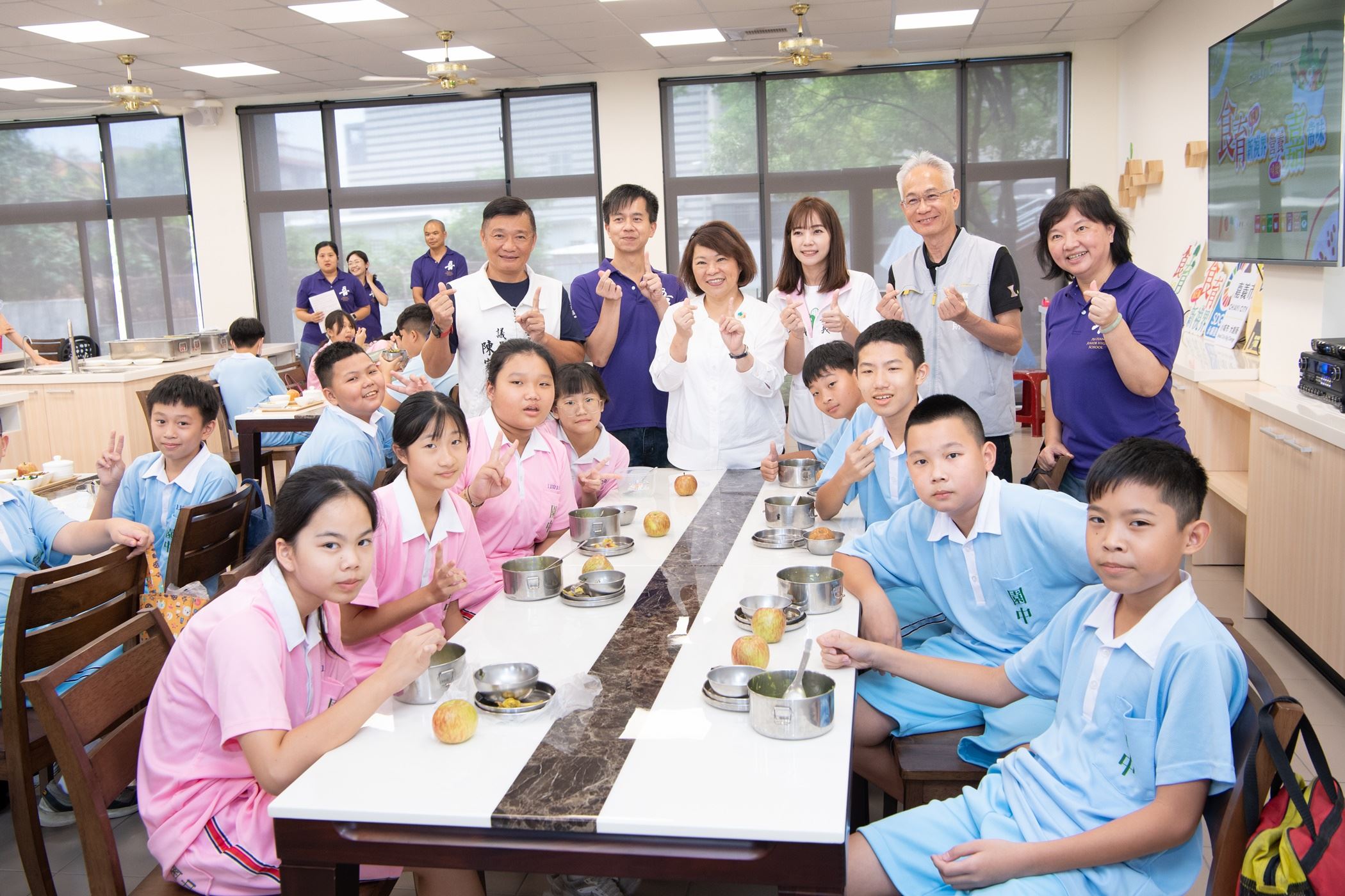 全國首創校園增設午餐食育組　嘉市提升學童營養午餐品質