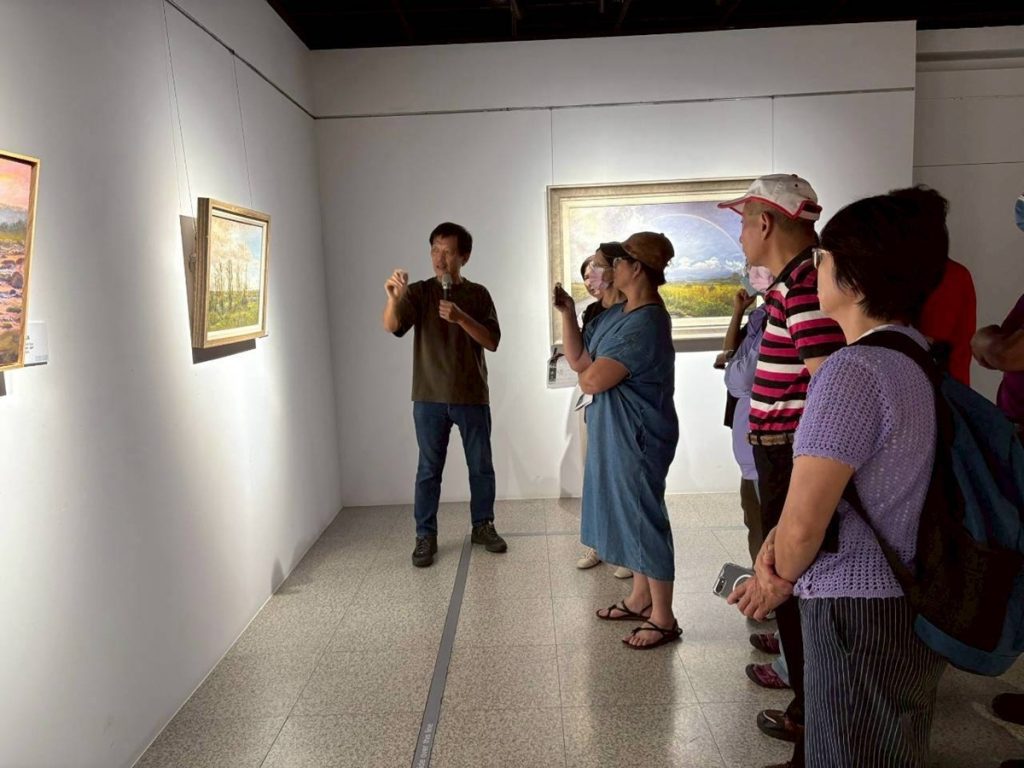 生活美學館「流域」－許世彬油畫展  以油彩書寫溪流的記憶與故事