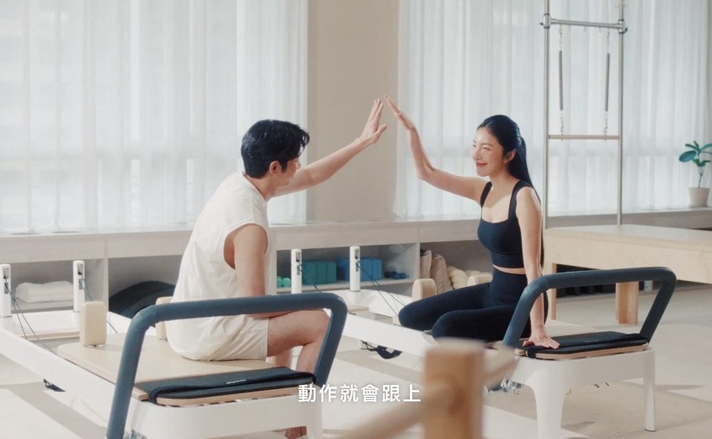 楊謹華親授獨門心法   劉以豪挑戰皮拉提斯初體驗