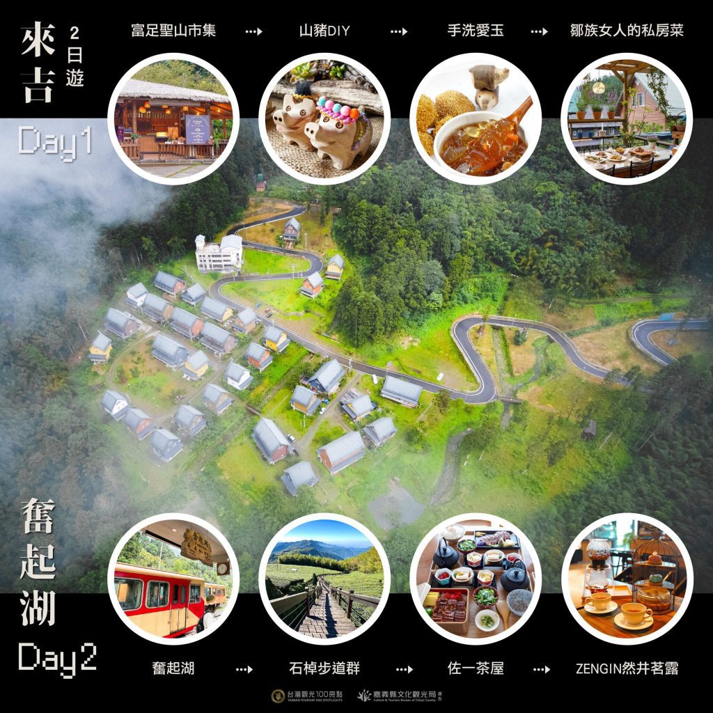 來吉遇見鄒族、奮起湖尋味山城　嘉義縣推二日部落文化遊