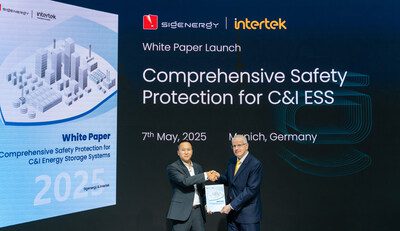 思格攜手Intertek發布《工商業儲能全方位安全防護解決方案白皮書》