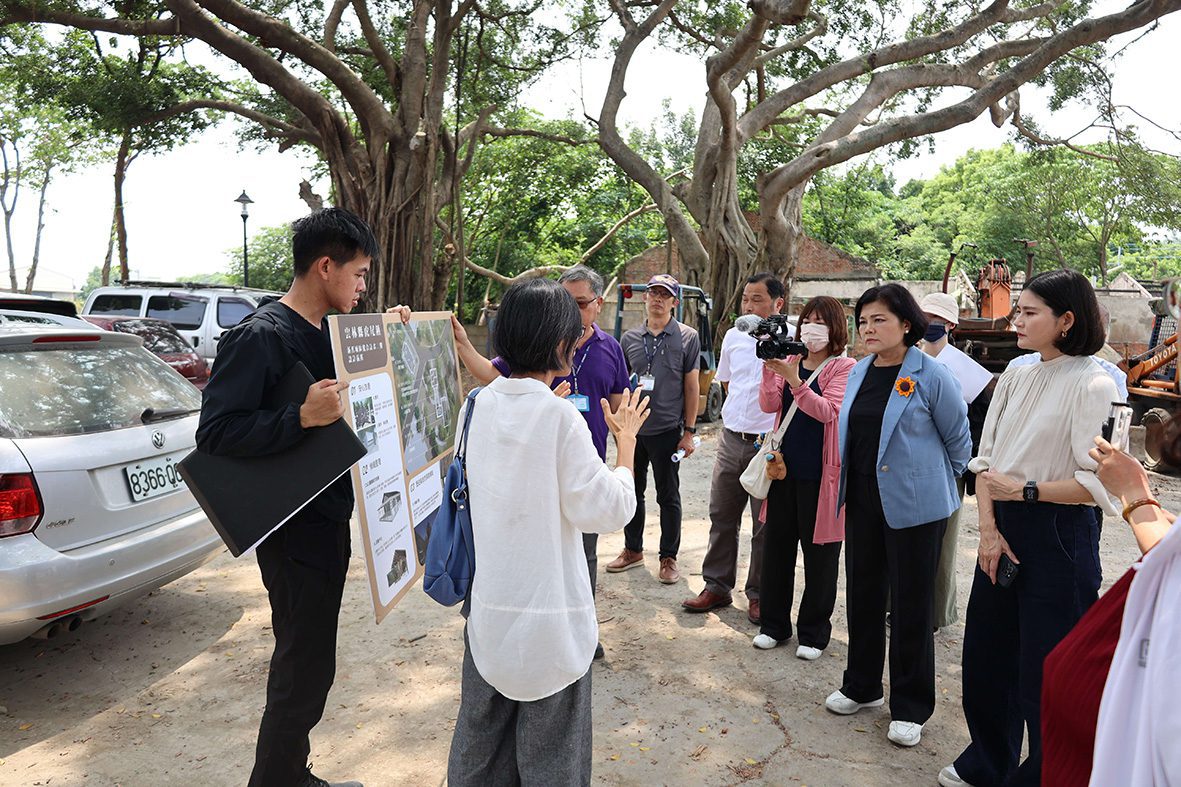 張麗善視察虎尾建國二村工程　場域活化、歷史傳承與觀光發展三贏