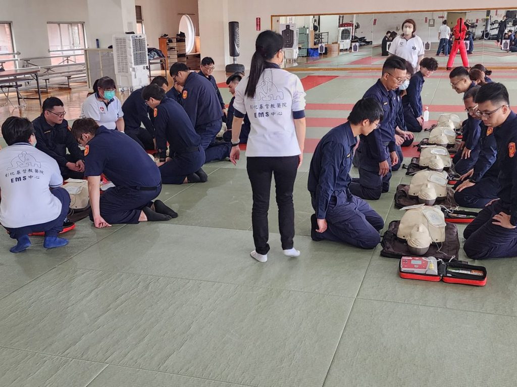 彰基攜手彰縣警局推動創傷急救訓練　提升員警現場的自救與互救能力