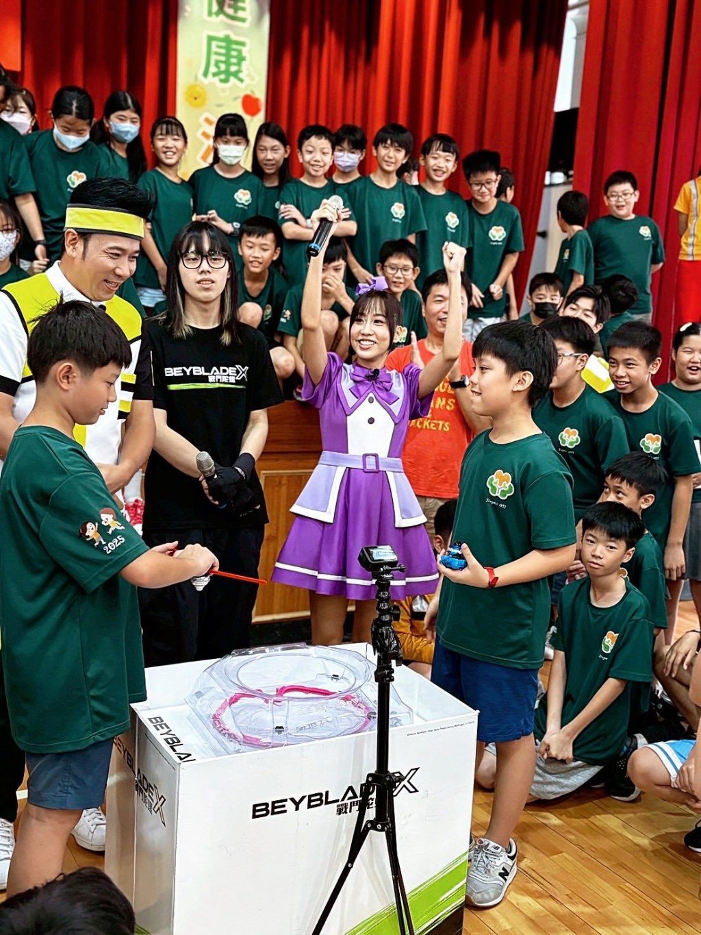 YOYO台25週年校園特企　香蕉哥哥等主持群陪景美國小童熱血收心