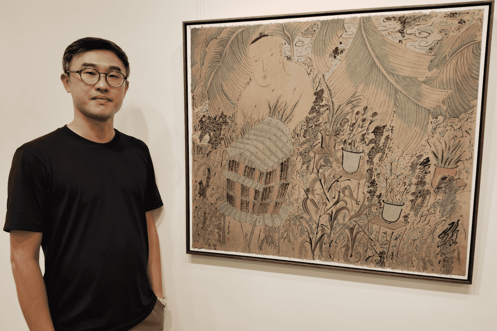 《悠然之間》水墨個展新莊登場     廖文豪以山水畫探索現代生活連結