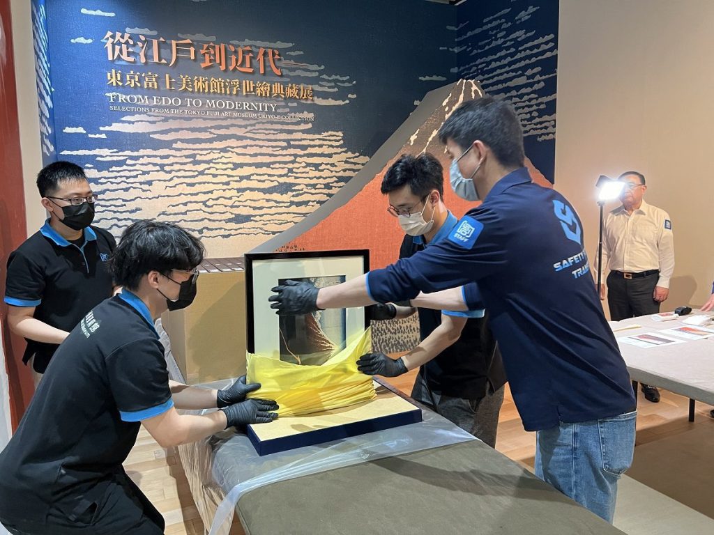 開展倒計時6天  東京富士美術館浮世繪展品抵台