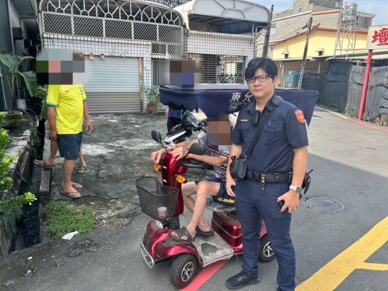 阿公騎車到內埔鄉後迷路　內埔警通知家人領回