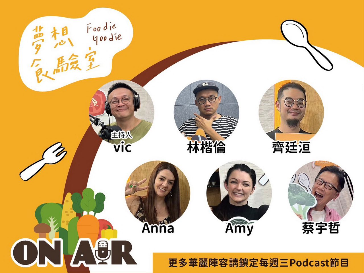 《Foodie Goodie夢想食驗室》Podcast第四季熱播中　用「聽」來探索飲食世界的多元奧妙！