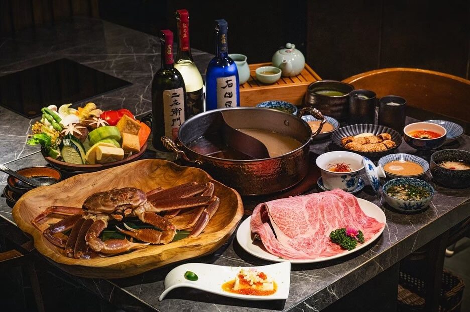 火鍋界的愛馬仕「二本松涮涮屋」重磅首推出松葉海陸雙饗套餐四吃