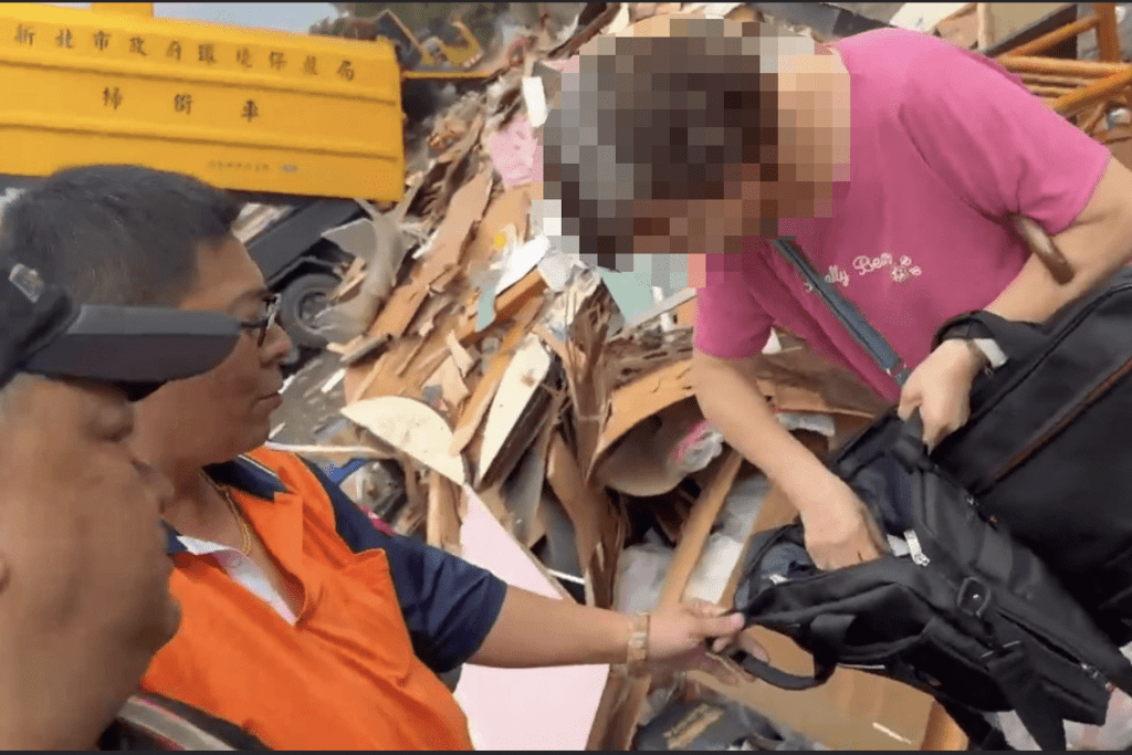 財物損失驚險挽回!新莊清潔隊展現高效率     助民眾尋獲誤丟金飾存摺