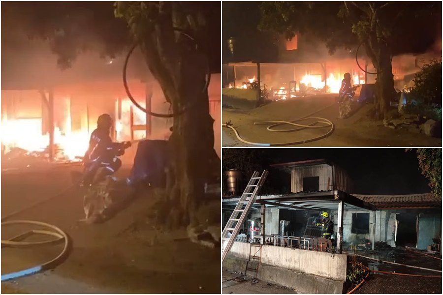 影音/花蓮暗夜民宅火警 4人不幸葬身火窟