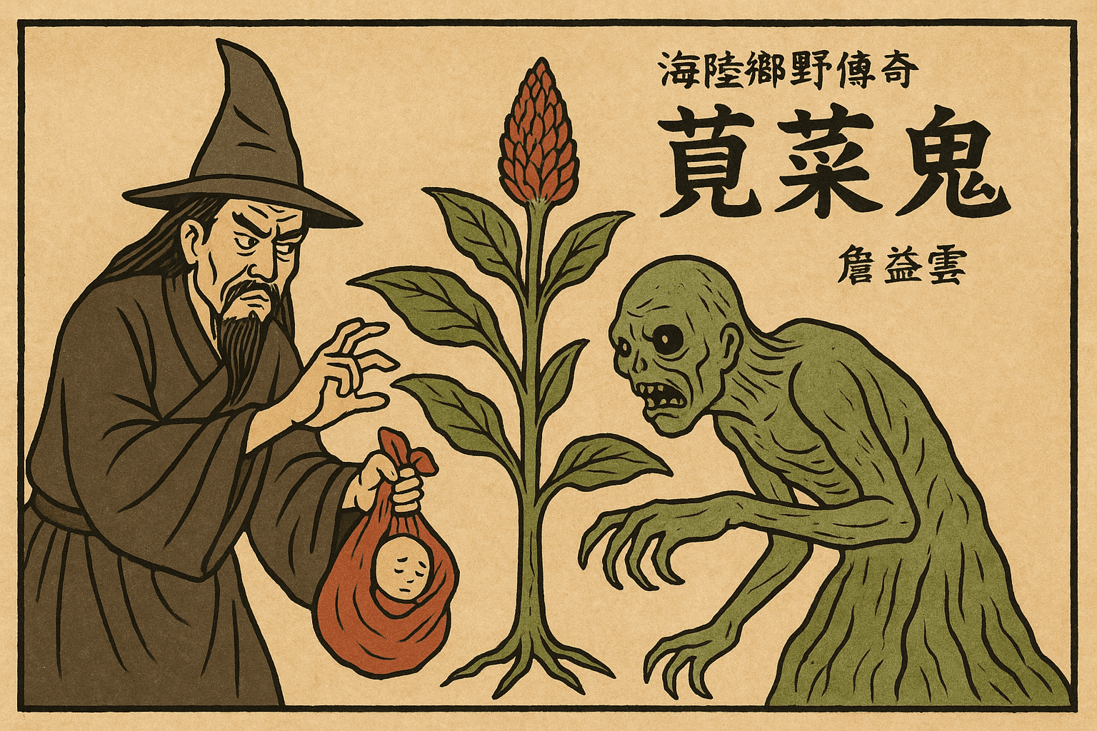 【客語文章】篇名：莧菜鬼 《海陸鄉野傳奇》（4） 作者：詹益雲 （海陸腔）