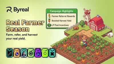Byreal推出社交推薦功能，升級Real Farmer體驗