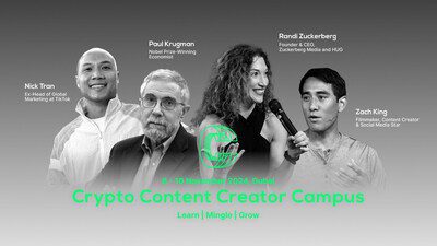 首屆Crypto Content Creator Campus活動揭曉星光熠熠的演講嘉賓陣容