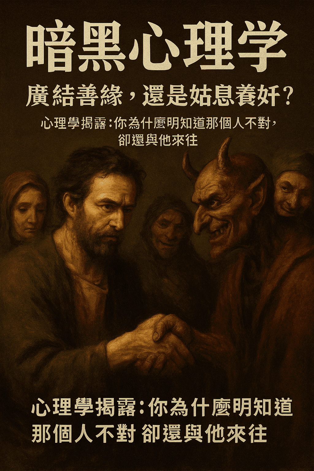 廣結善緣，還是姑息養奸？  ─心理學揭露：為什麼明知道對方有問題卻還維持關係？