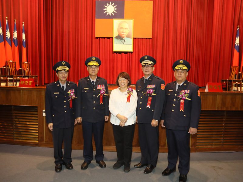 嘉義市警局舉行分局長交接典禮 黃敏惠市長期勉新任分局長共同守護嘉義