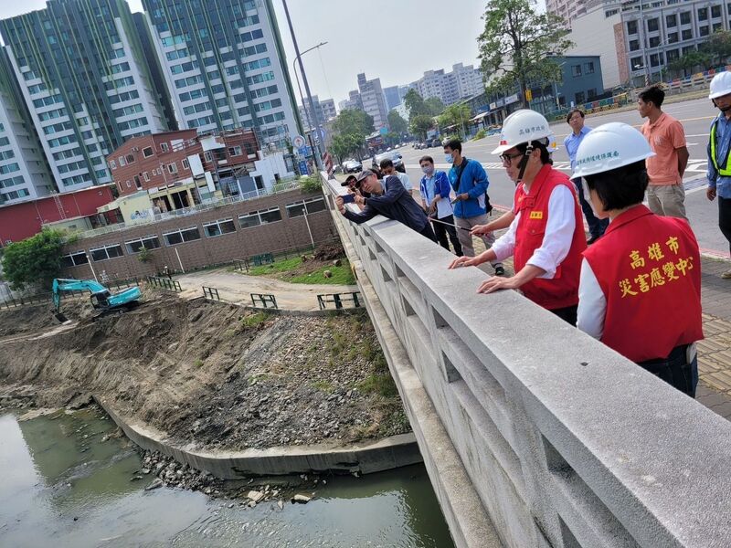 康芮颱風來襲 市長視察楠梓、仁武區排水清疏狀況