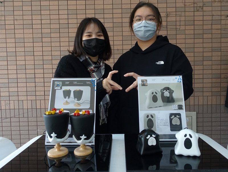 樹科大產設系創意音箱發表 導入真空成型技術造型療癒