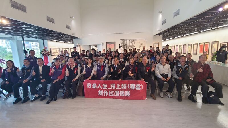 竹的精神、畫的藝術——張上緯墨竹畫展開啟視覺饗宴