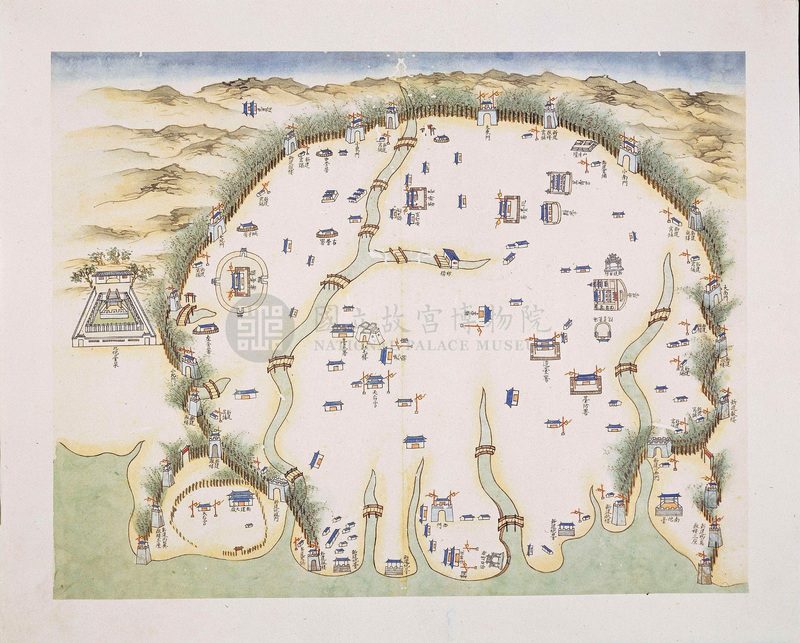 故宮藏《重修臺郡各建築圖說》、《乾隆臺灣地圖》獲指定重要古物　18世紀臺灣歷史圖像重現紙上