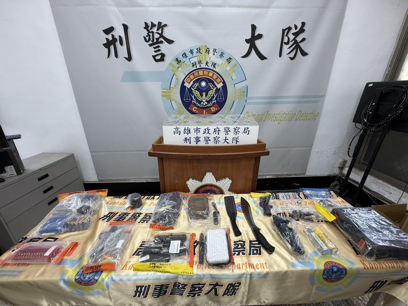 高市刑大掃黑！男藏軍火毒品遭逮　法院裁定羈押禁見