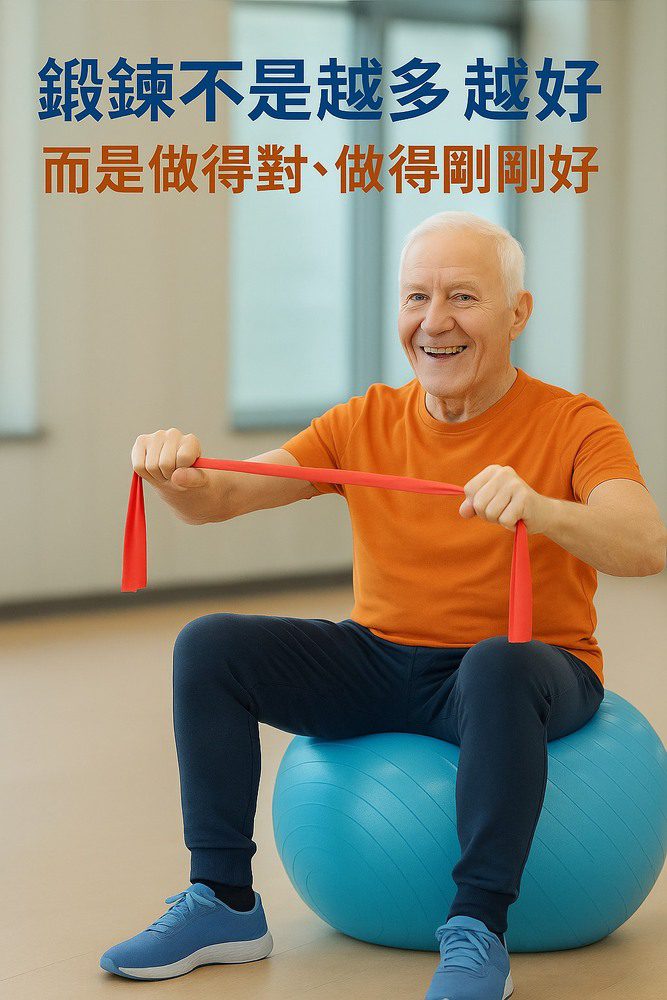 【全方位健康專欄】鍛鍊不是越多越好，而是做得對、做得剛剛好