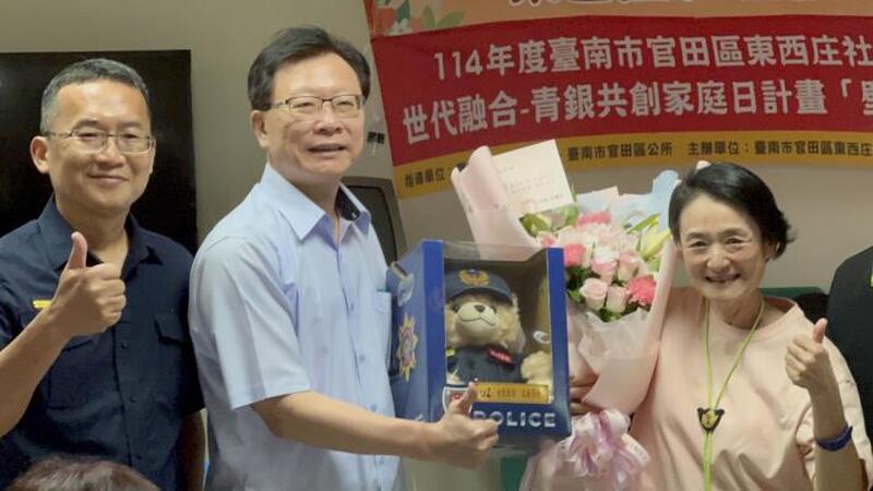 譚艾珍巡迴宣導反詐達37場 南市警局防詐列車圓滿落幕