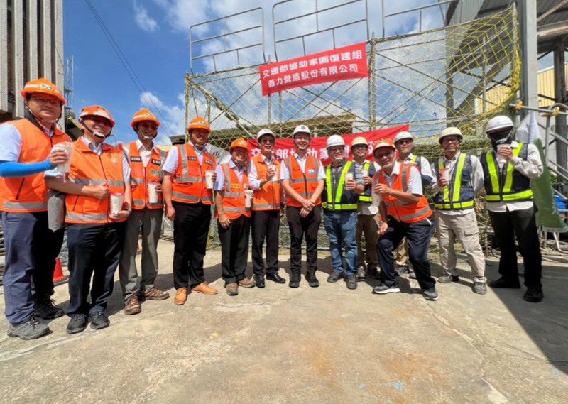 陳世凱部長南下台南 勉勵修復團隊：讓居民早日回家