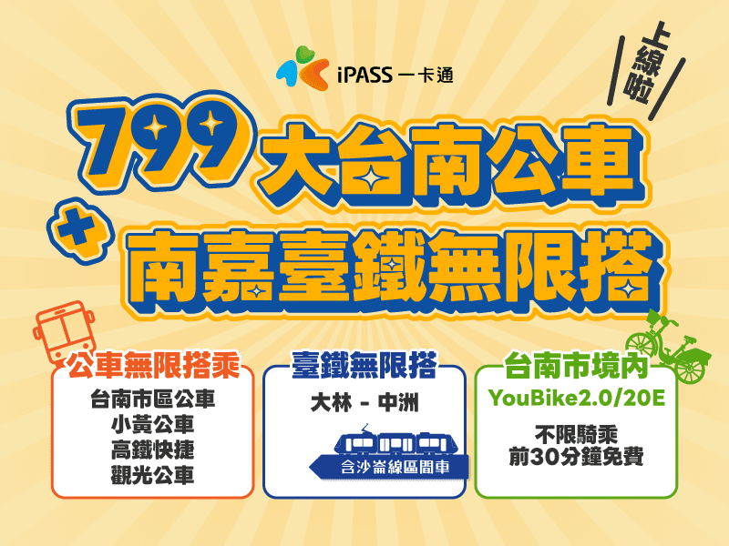 台南嘉義交通新選擇 「大台南公車+南嘉臺鐵」無限搭啟用