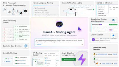 LambdaTest 推出全面可用版的 KaneAI，實現 AI 原生測試自動化的普及化