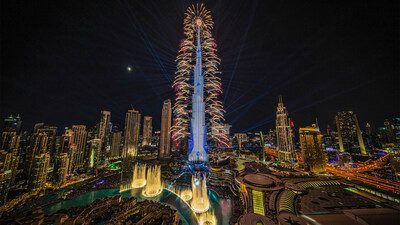 全球人才攜手參加哈里發塔的「Beyond Dreams」NYE 節目