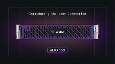 WEKA 推出新一代 WEKApod 設備，重新定義人工智能儲存經濟效益