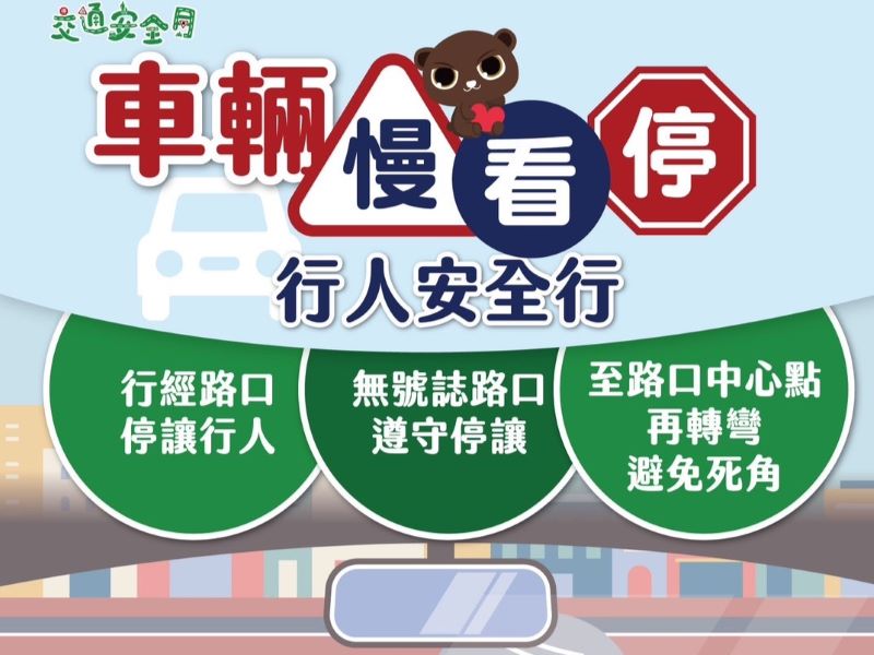 屏警交通安全月強力執法　全面推動「停讓文化」守護行人安全