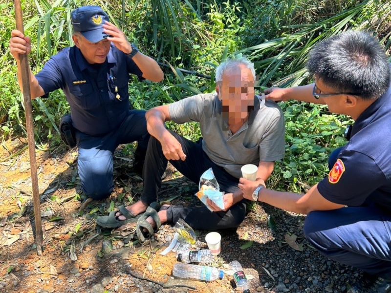 內埔警在山區尋獲失聯民眾　深獲家屬感激