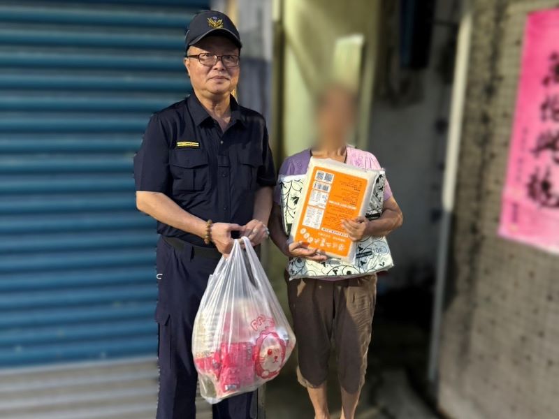 龍泉警關懷民眾　暖心援助弱勢