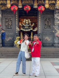 桃園大廟景福宮 祈安遶境五頂神轎威儀出巡 韓國網紅Judy 全程參與 感受台灣傳統信仰魅力