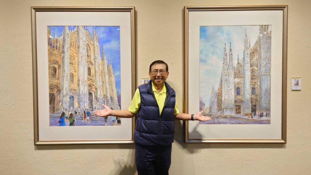 郭宗正總裁精彩的水彩畫作 定14日在台南文化中心展出
