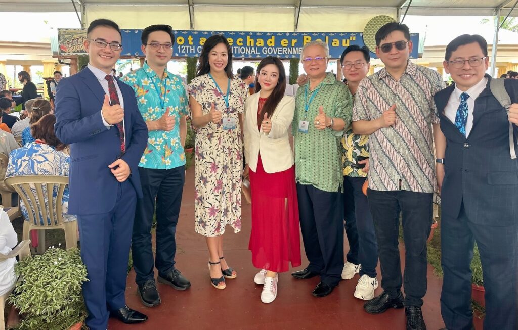 黃韻庭受邀出席2025帛琉總統就職典禮　展現亞太合作新契機