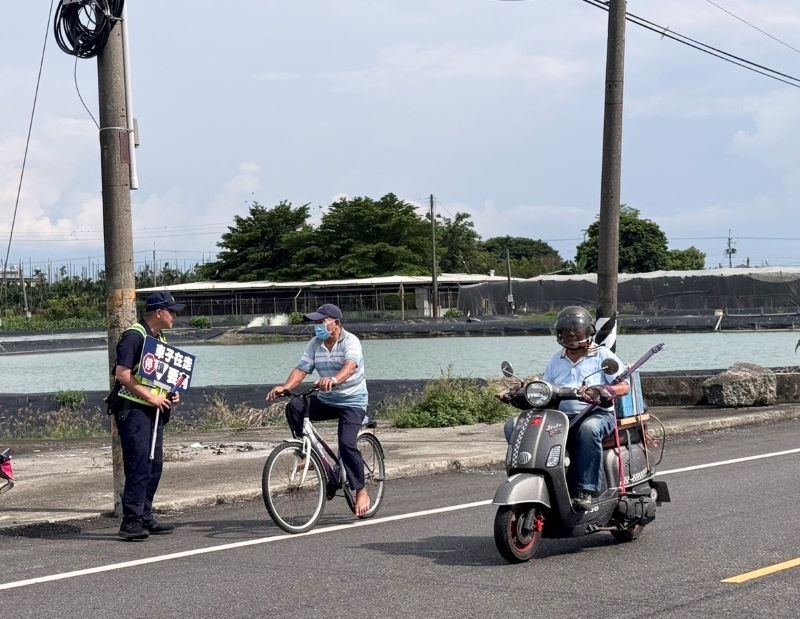 里港警分局強力執法　防制無號誌路口事故