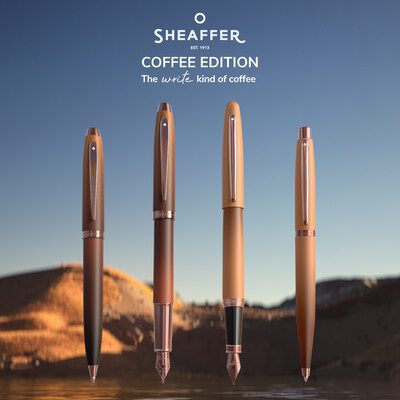 Sheaffer Coffee Edition 推出，揭示寫作與咖啡之間的聯繫